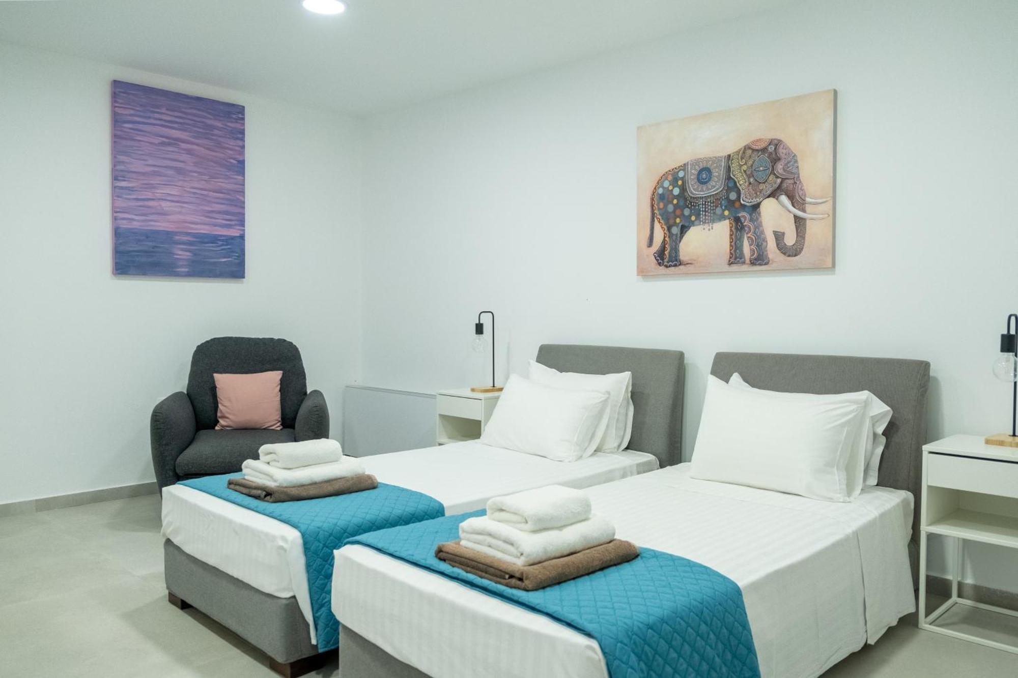 Helios A Modern Large Villa With Private Pool Set In A Quiet Location Stavros  Bagian luar foto