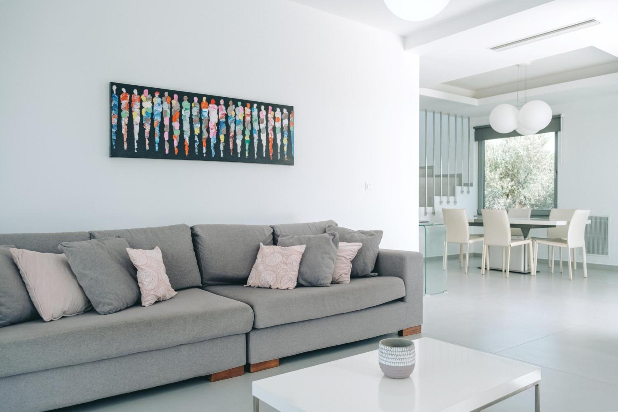 Helios A Modern Large Villa With Private Pool Set In A Quiet Location Stavros  Bagian luar foto